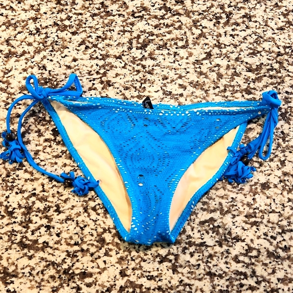 Empyre Blue Bikini Bottom Small Medium - Picture 1 of 4